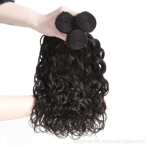Brazilian Human Hair Bundles Virgin Hair Bundles Water Wave Hair Bundles
